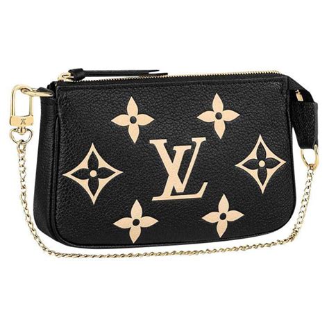 louis vuitton mini pochette black|Louis Vuitton escale mini pochette.